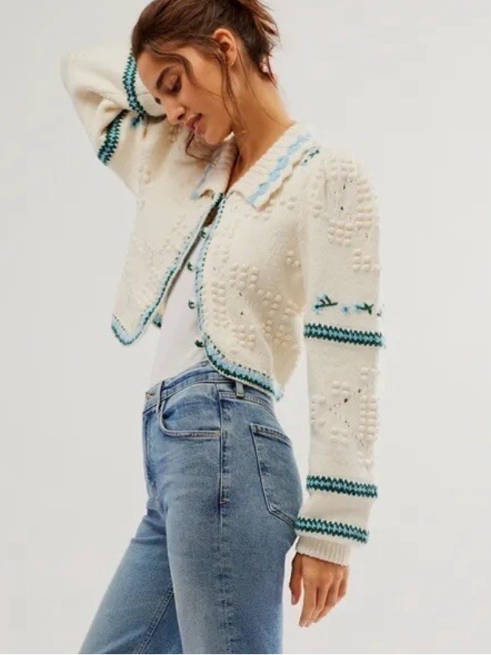 New Free People Bali Audrey Cardi Size Extra Large